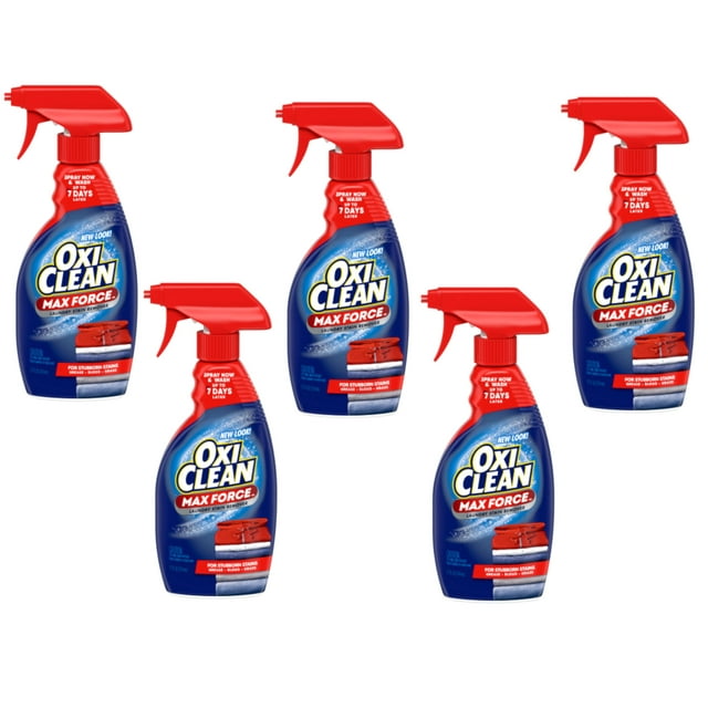 OxiClean Max Force Laundry Stain Remover Spray 12 fl oz 5 Pack