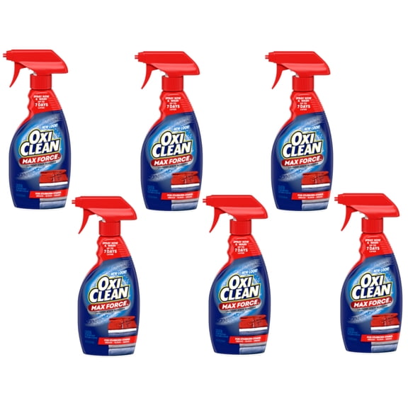 OxiClean Max Force Laundry Stain Remover Spray 12 fl oz - Pack of 6