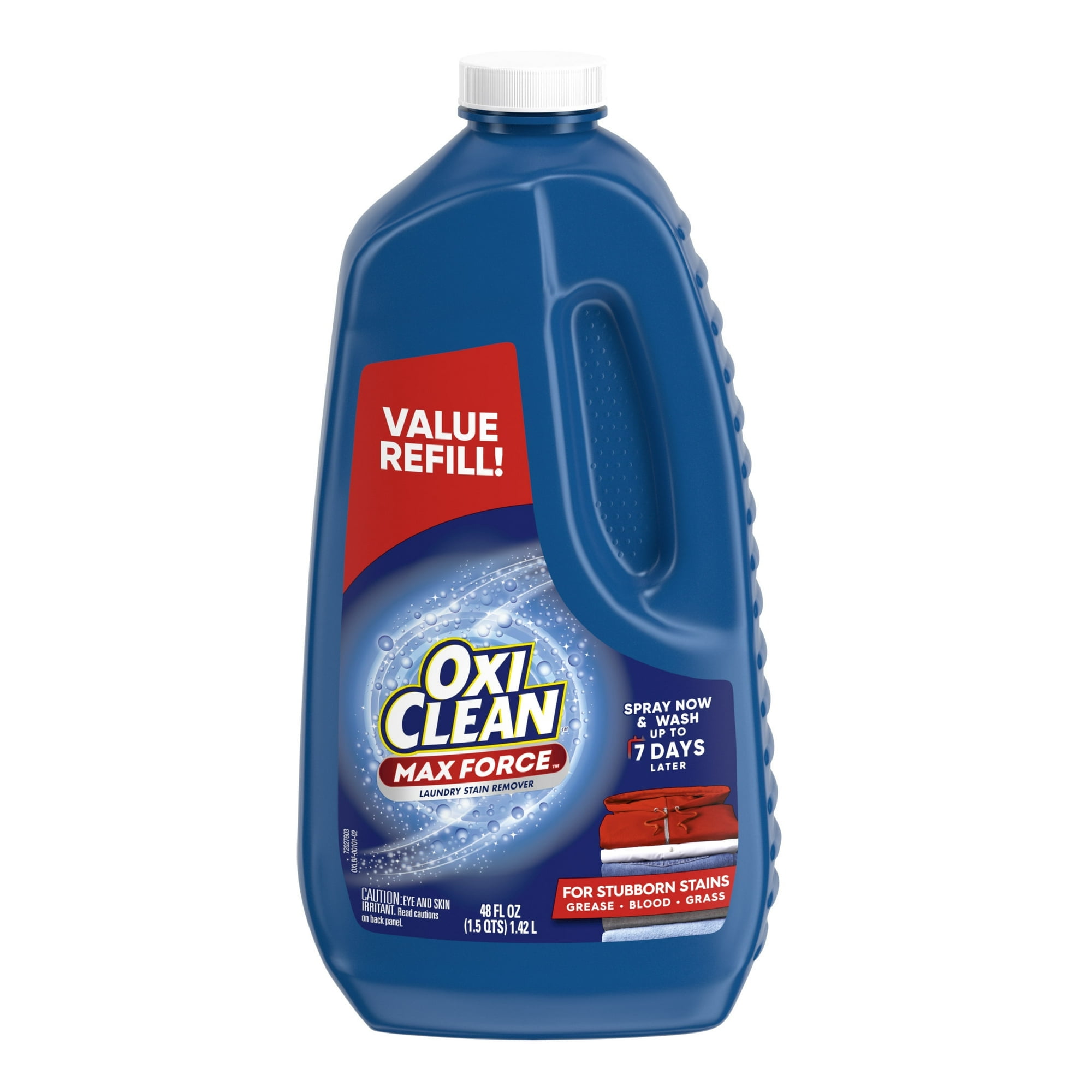 OxiClean Max Force Laundry Stain Remover Spray Refill, 48 fl oz (4