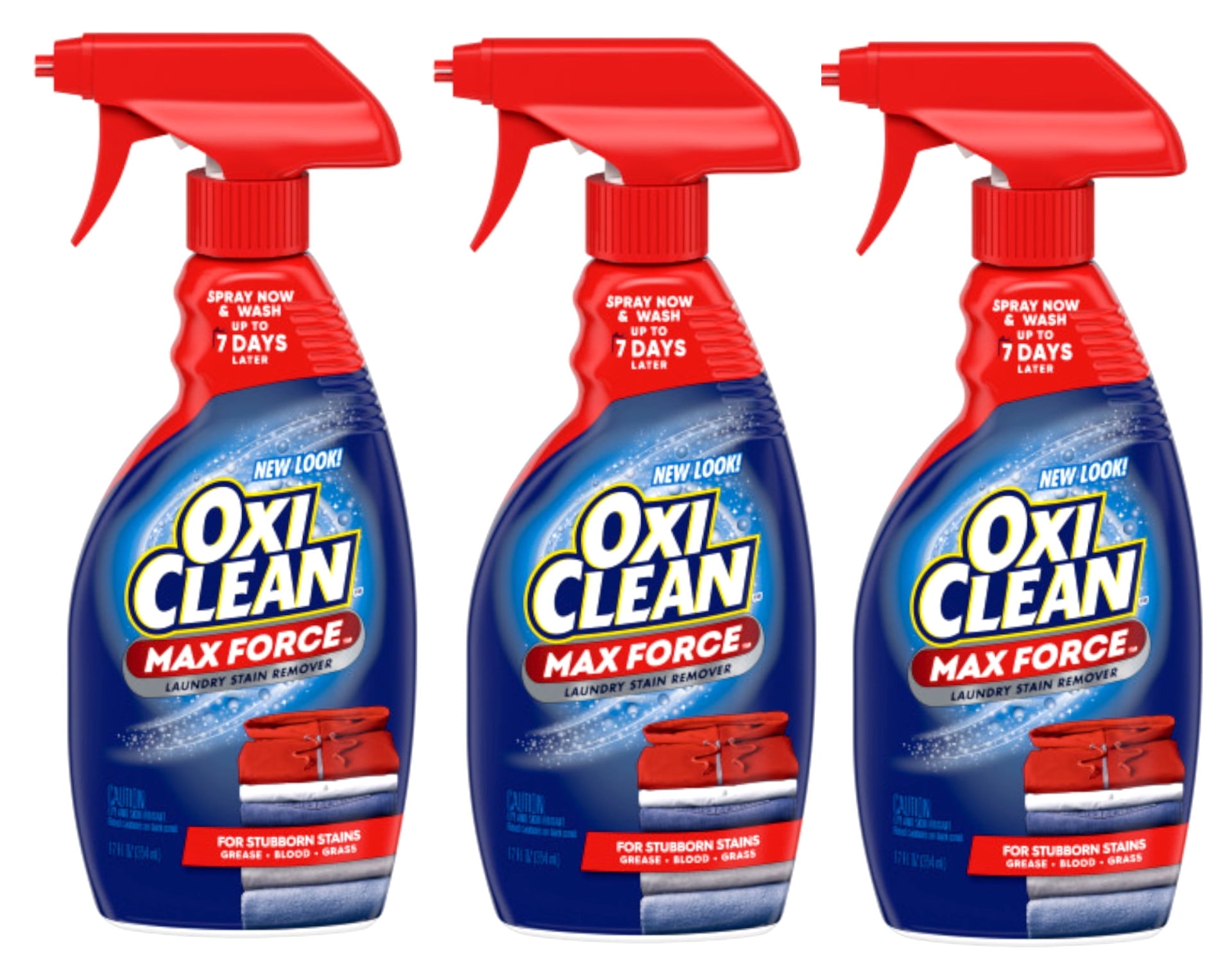 OxiClean Max Force laundry Stain Remover Spray, 12 Ounce - Pack of 3