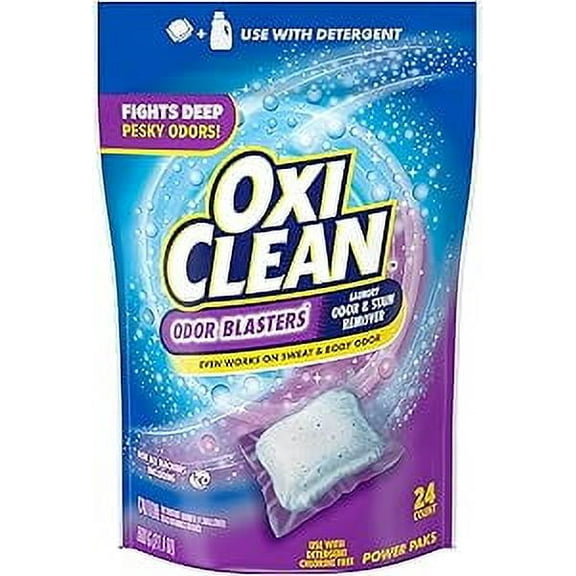 OxiClean Odor Blasters Odor and Stain Remover Power Paks, 24ct C29