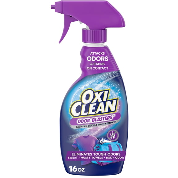 OxiClean Odor Blasters Laundry Pre-Treat Odor and Stain Remover Spray, 16 fl oz