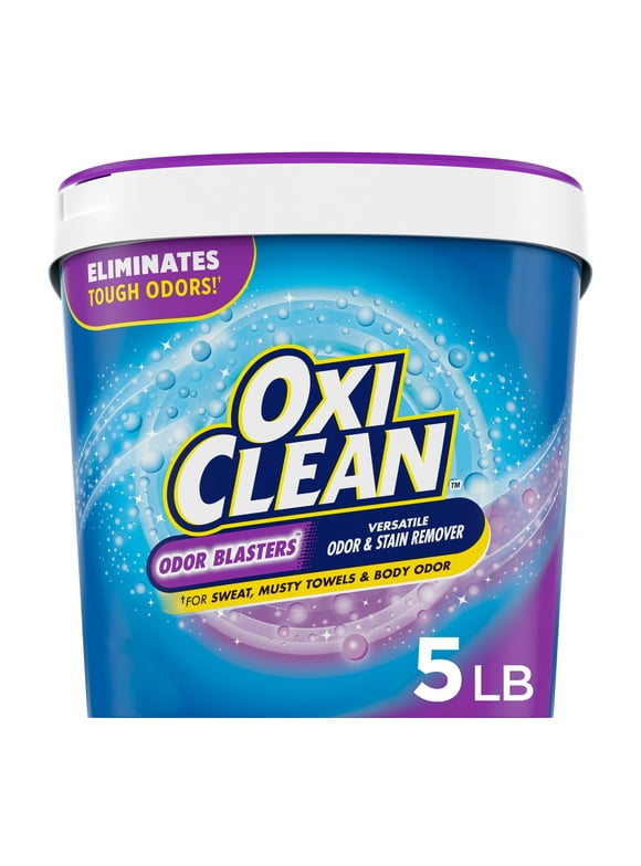 OxiClean Odor Blasters Versatile Odor and Laundry Stain Remover Powder For Clothes, 5 lb