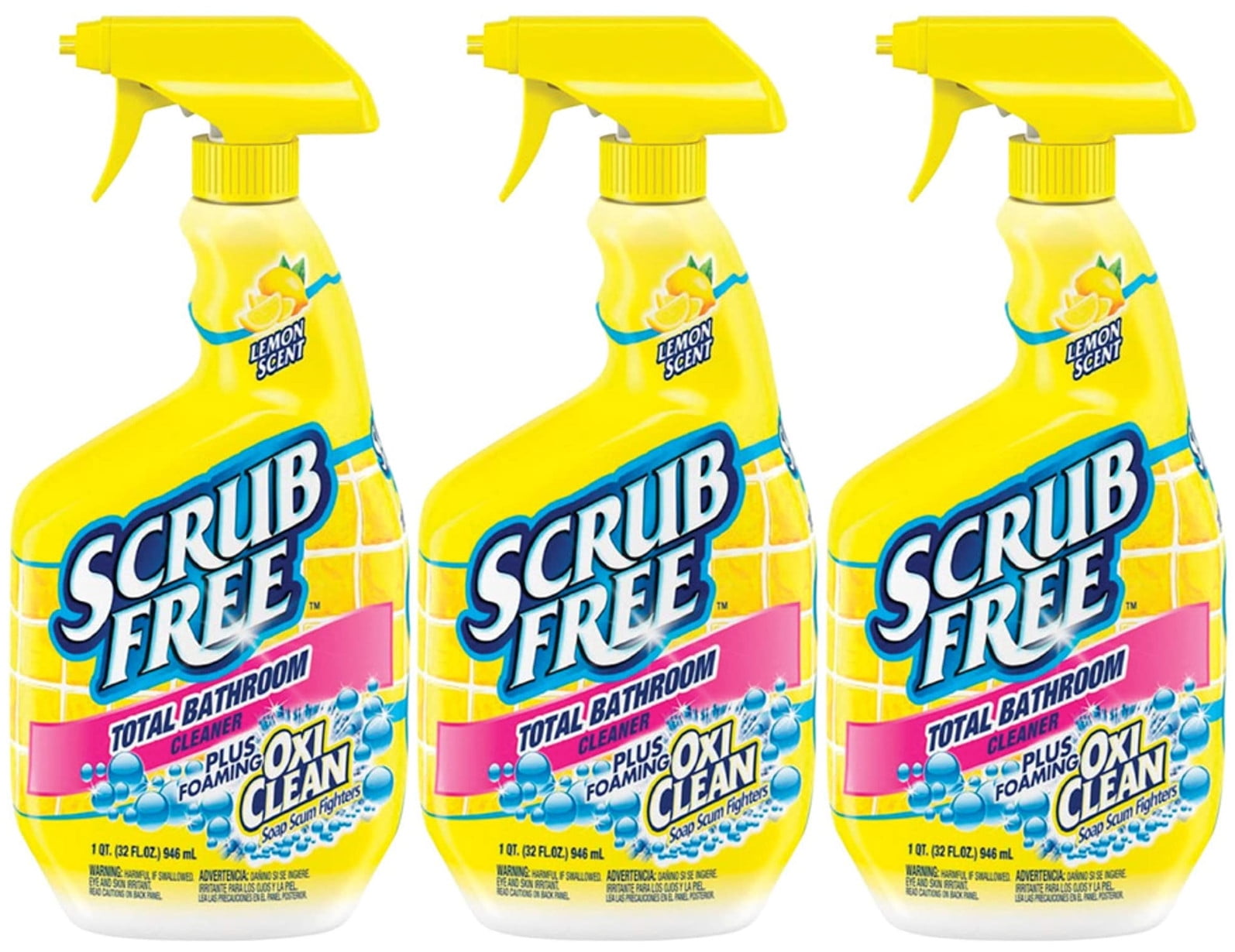 Scrub Free 32 oz. Foaming Restroom Cleaner / Soap Scum Remover with  OxiClean - 8/Case