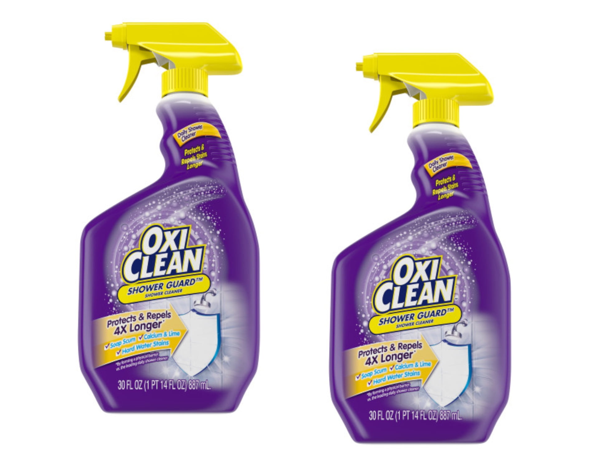 OxiClean Shower Guard Daily Shower Cleaner, 30â€¯oz., Pack of 2
