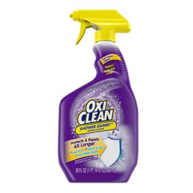 OxiClean Shower Guard Daily Shower Cleaner, Repels Bathroom Stains, 30 oz Spray Bottle
