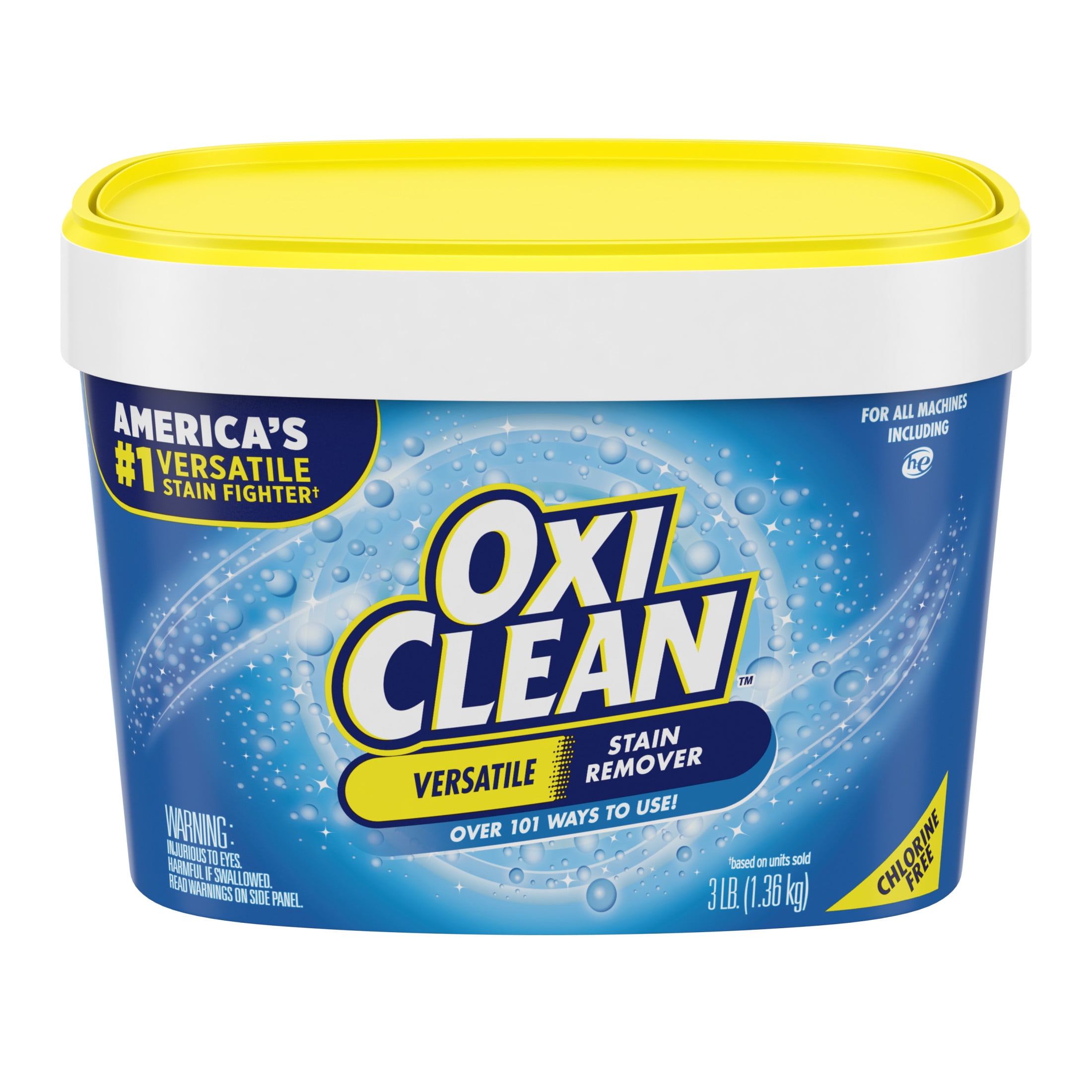 OxiClean Versatile Home and Laundry Stain Remover Powder, 3 lb