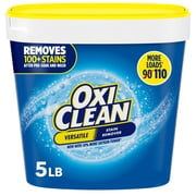 OxiClean Versatile Stain Remover Powder for Around the Home and Laundry , 5 lb