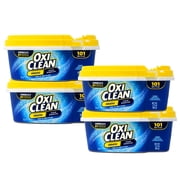 OxiClean Versatile Stain Remover Chlorine Free Powder 3 lb Tub Pack of 4