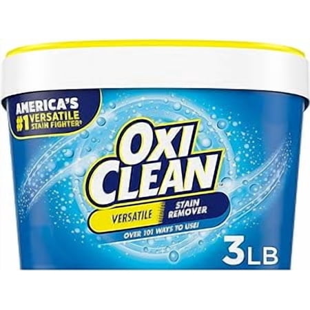 OxiClean Versatile Stain Remover Powder Multi-Purpose Laundry & Household Cleaner 3 lb