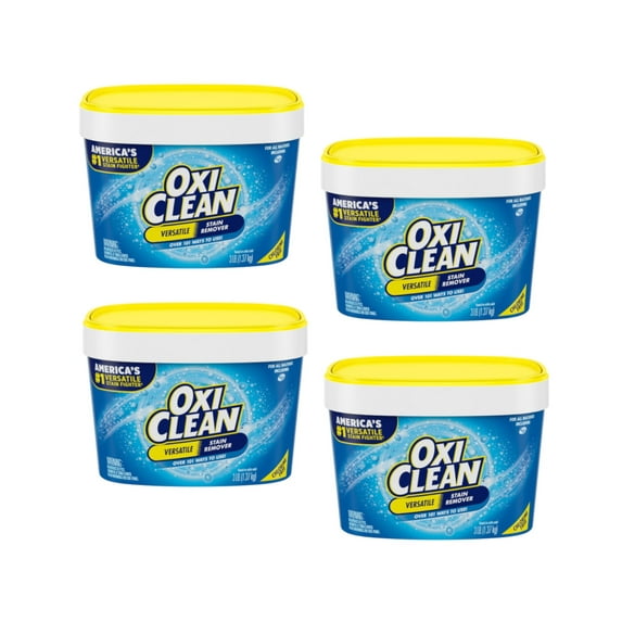 OxiClean Versatile Stain Remover Powder, 3 lbs. (Pack of 4)
