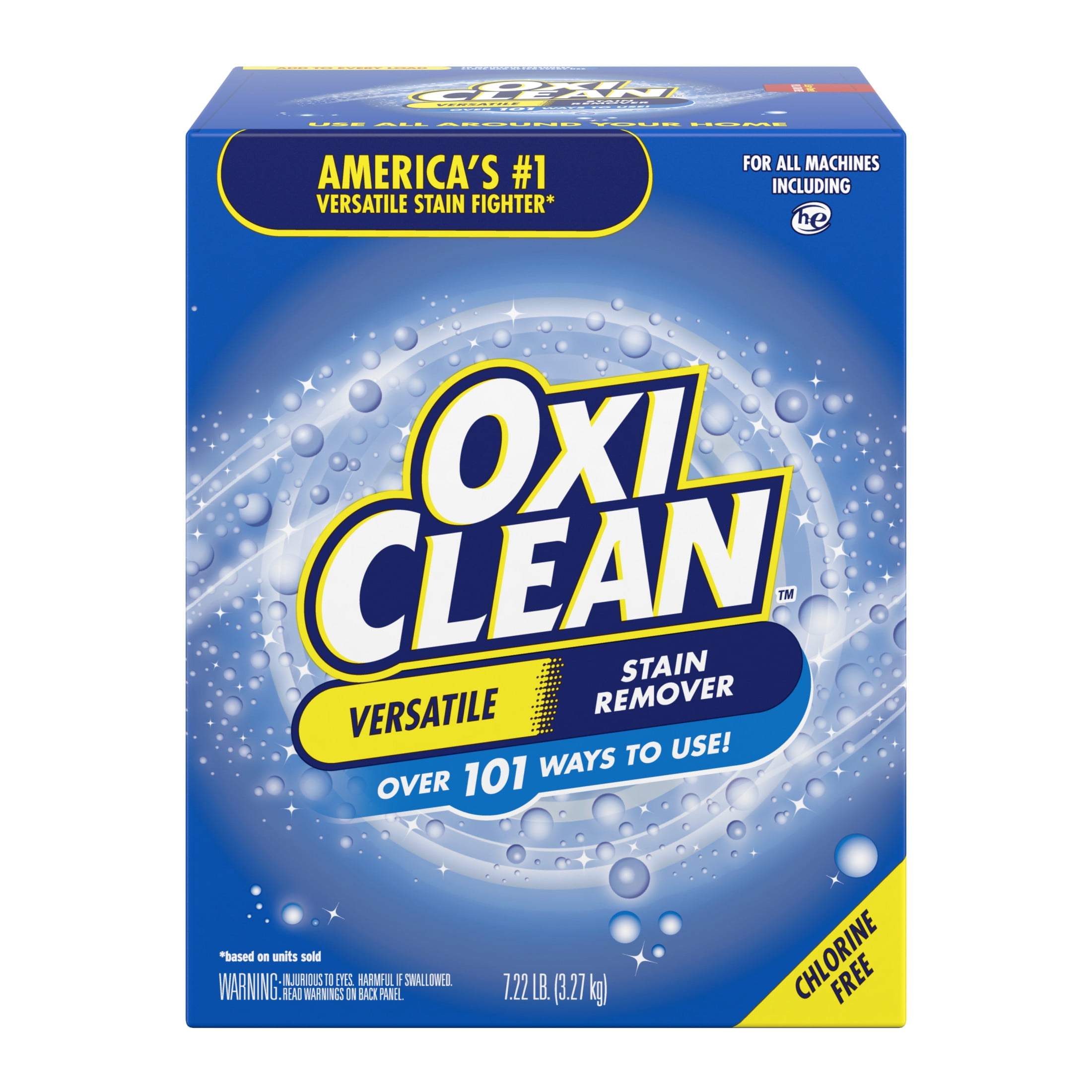 OxiClean Versatile Stain Remover Powder, for Around the Home and Laundry, 7.22 lb