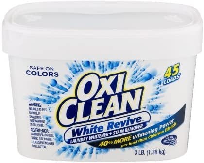 OxiClean White Revive 3 Lb. Laundry Whitener and Stain Remover - Power  Townsend Company