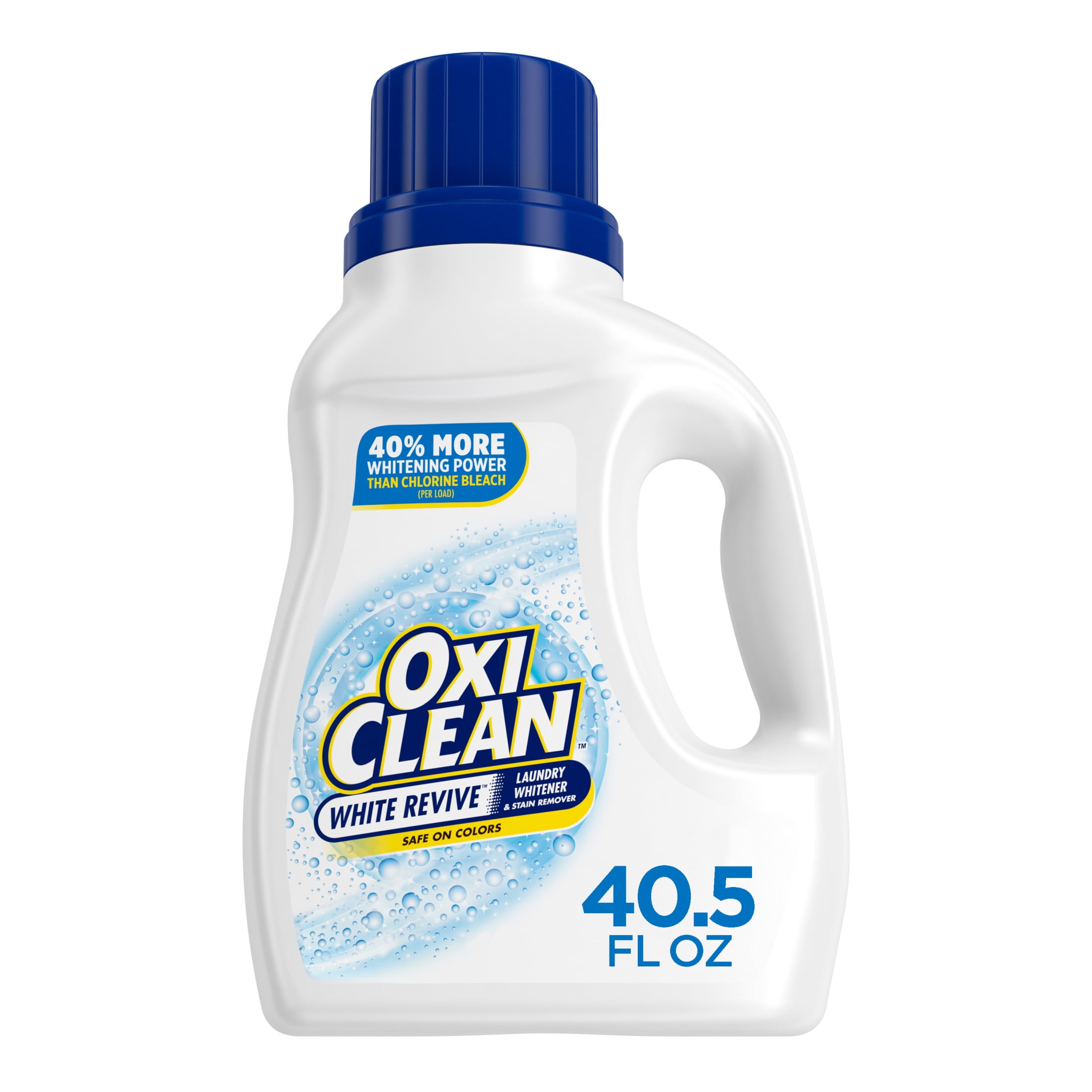 OxiClean White Revive Laundry Whitener and Laundry Stain Remover Liquid, 40.5 fl oz