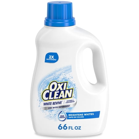OxiClean White Revive Laundry Whitener and Laundry Stain Remover Liquid, 66 fl oz