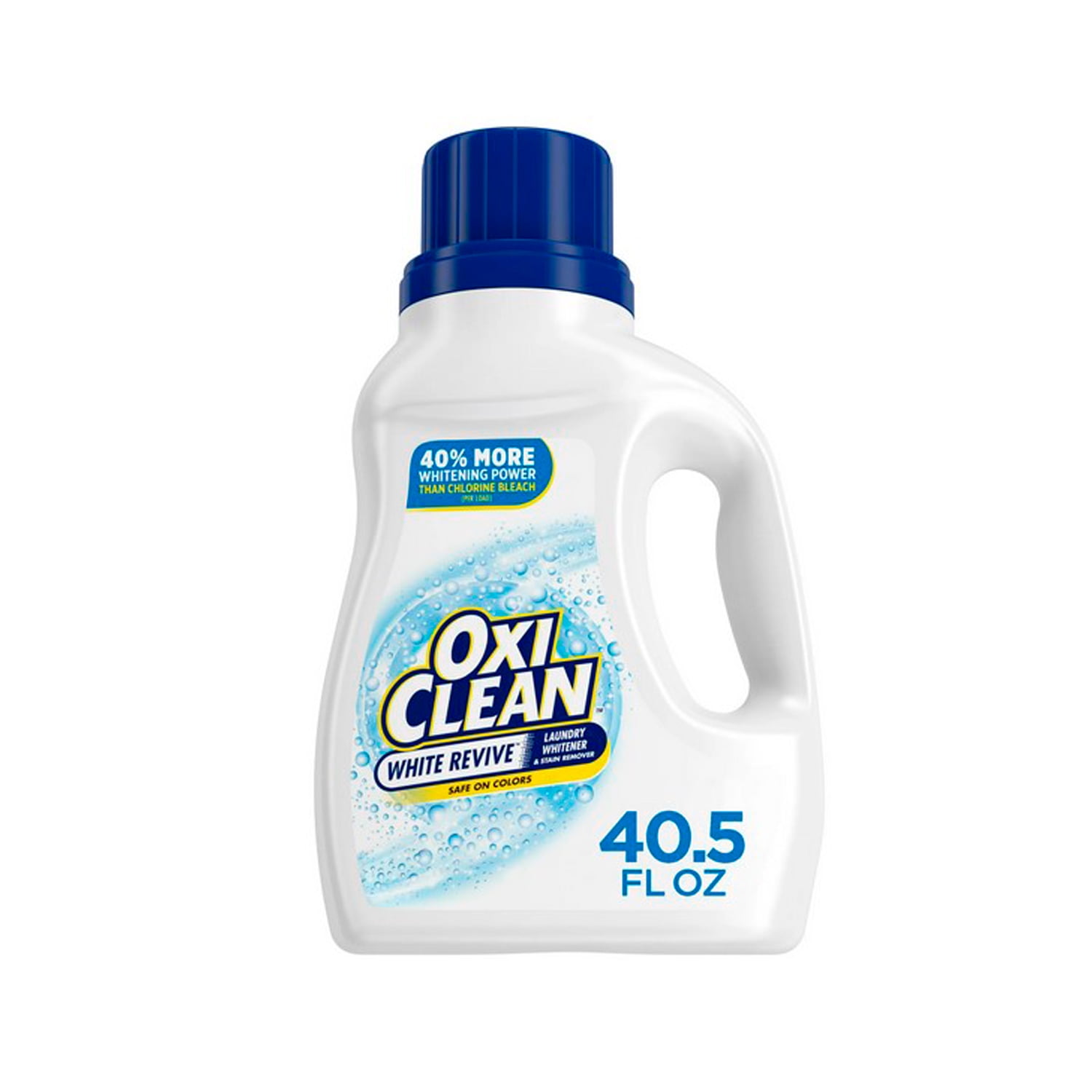 OxiClean White Revive Laundry Whitener and Stain Remover Liquid, 40.5