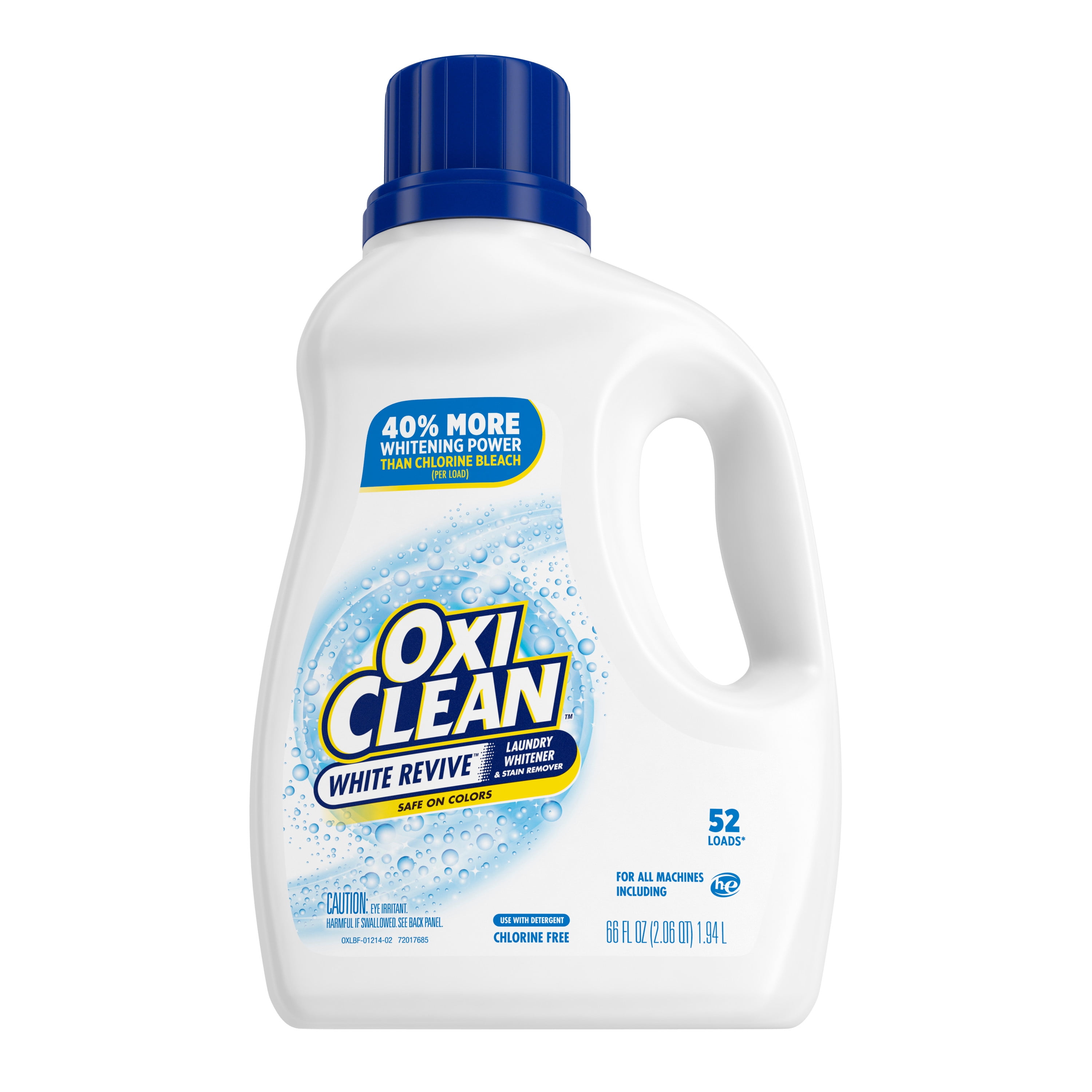 OxiClean White Revive Laundry Whitener and Stain Remover Liquid, 40.5 fl oz