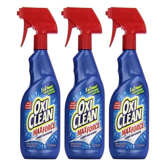 Oxiclean Max Force Laundry Stain Remover Spray 12 Ounce (Pack Of 3)