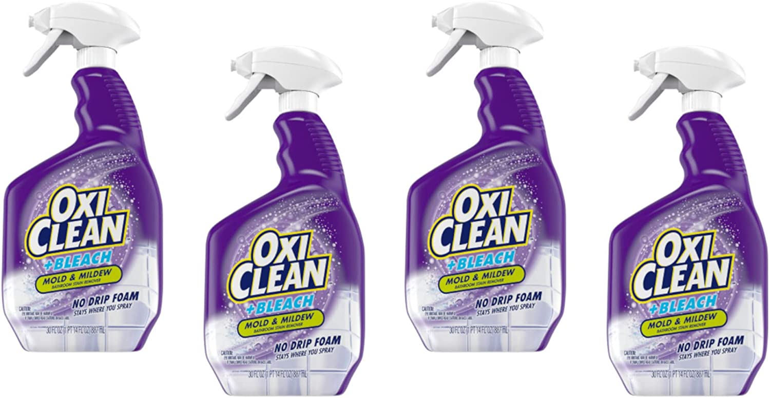 Oxiclean Plus Bleach, No Drip Foam, Mold & Mildew Bathroom Stain