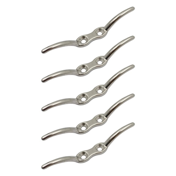 Oxidation Proof Deck Clip Hook With Mounting Screws For Marine Rope Fastening Applications