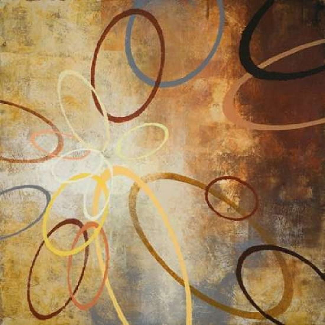 Oxide Burst I Canvas Art - Michael Marcon (24 x 24)