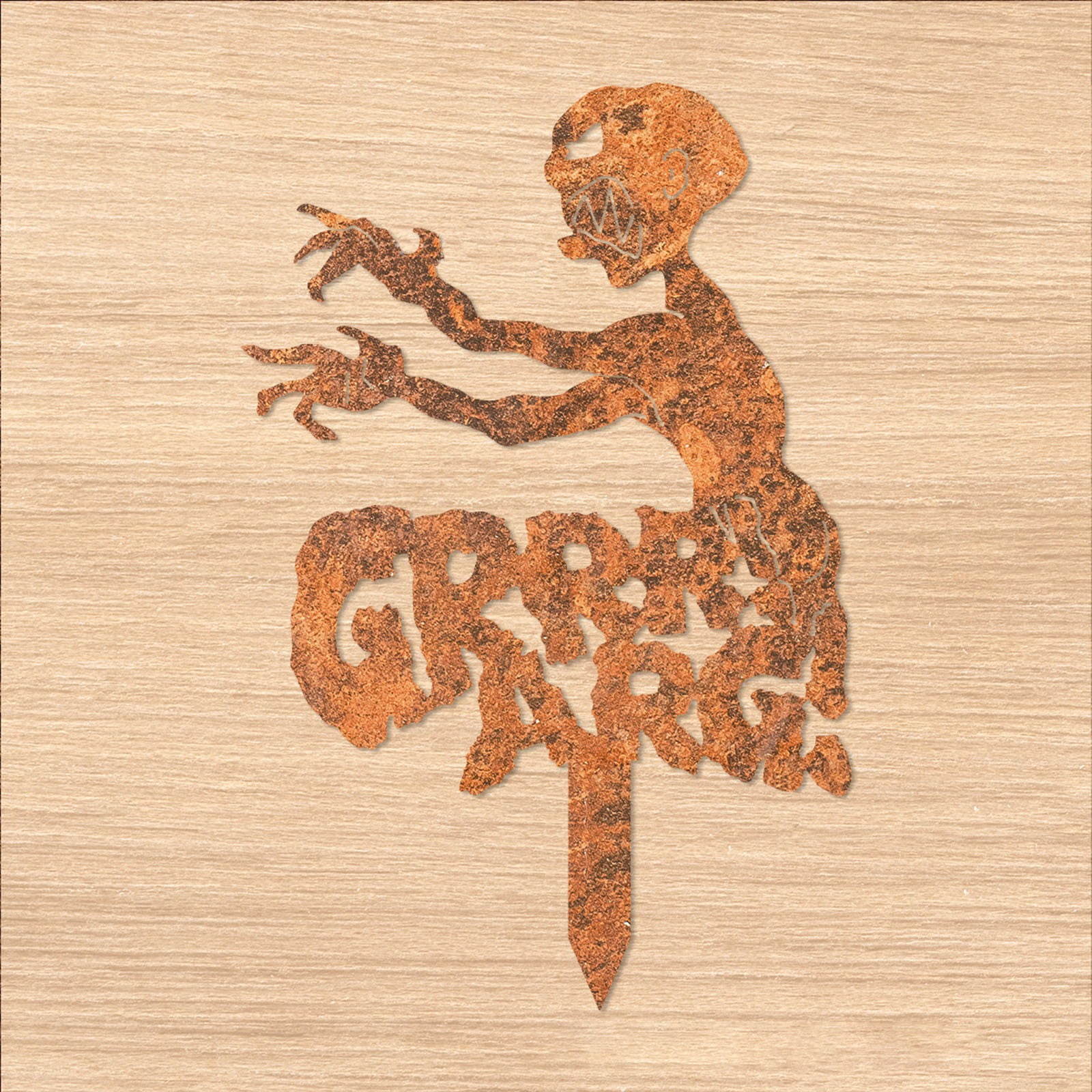 Oxidize And Terrifying Factor On The Layer Wrought Figures Garden