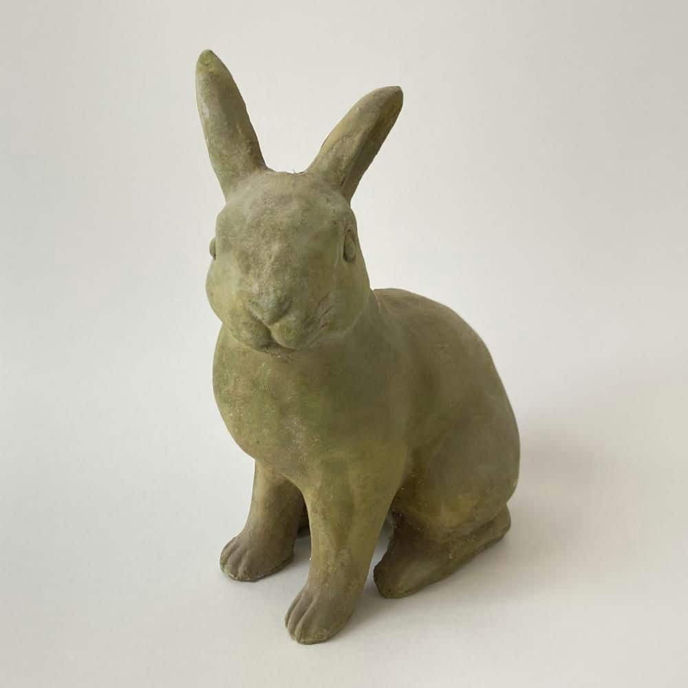 Rabbit♡　1005 Sunnydaze Decor 17-in H x 7.5-in W Gray Rabbit Garden Statue