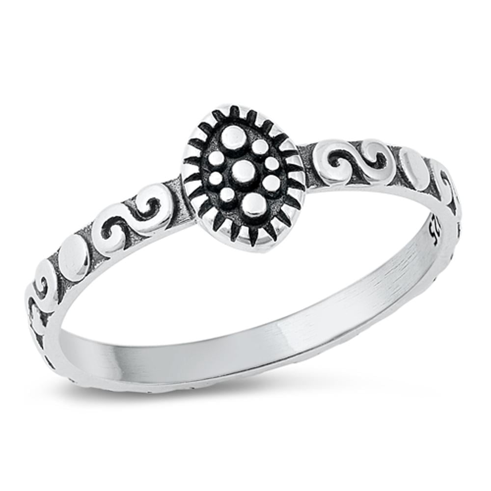 Oxidized Vintage Bali Ring .925 Sterling Silver Band Jewelry Female ...