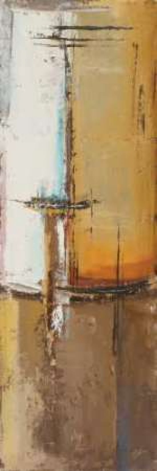 Oxido I Canvas Art - Patricia Pinto (8 x 24)