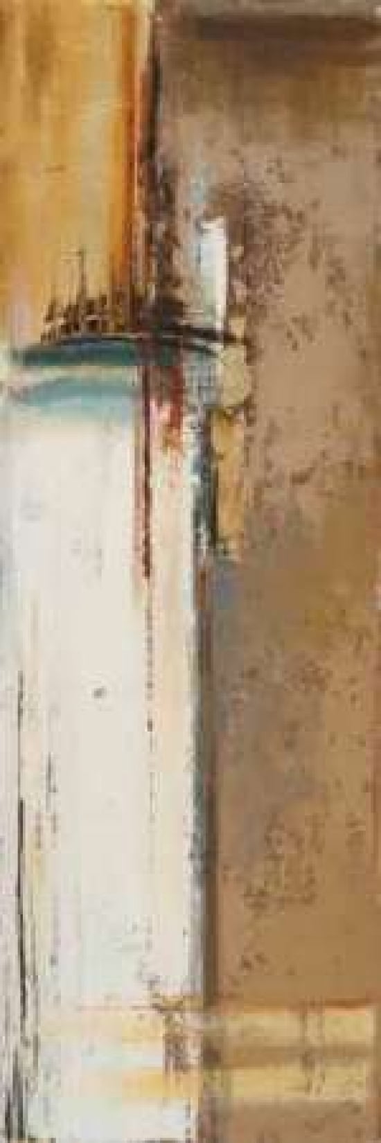 Oxido II Canvas Art - Patricia Pinto (8 x 24)