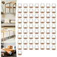thumbnail image 1 of Oxinome Chair Feet, Oxinome Chair Leg Floor Protectors, Oxinome Chair Rubber Feet, Transparent Table Foot Replacement Accessories, Prevent Scratches & Reduce Noise on Wood & Tile Floors (64Pc, L), 1 of 7