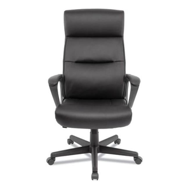 Alera Oxnam High-Back Swivel Task Chair in Black Fabric