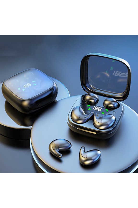 2-in-1 Bluetooth 5.3 Earbuds,Dual Connection,Low Latency,Surround Sound,Type-C Charging,30mAh Battery
