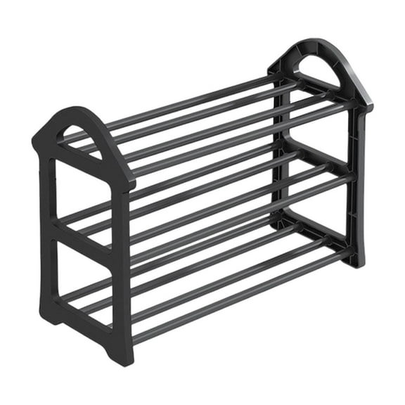 Oxodoi 3-Tier Shoe Rack,Shoe Organizer,Plastic Storage Shelf for Bedroom,Entryway,Closet