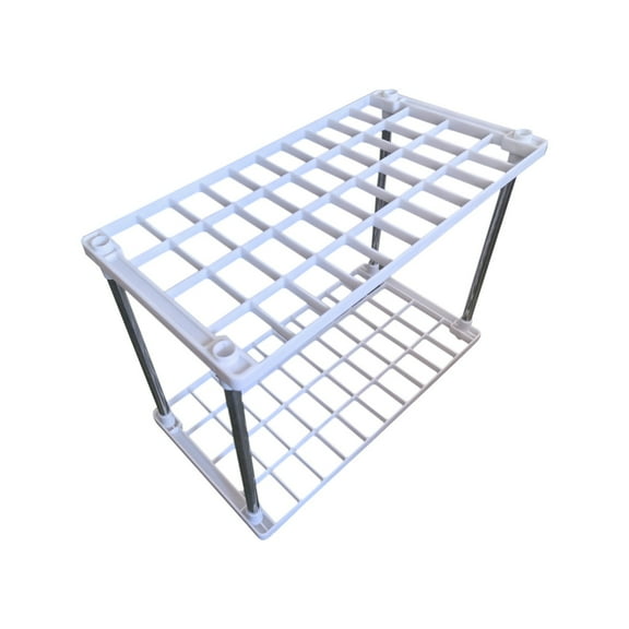 Oxodoi 4-Tier Storage Shelf,Freestanding Plastic and Iron Organizer,Kitchen,Bathroom,Garage Storage Rack