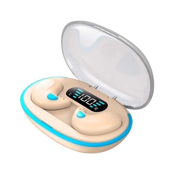 Oxodoi Bluetooth Sleep Earbuds,Invisible In-Ear Earphones with Charging Case,Long Battery Life,Mini Wireless Bluetooth 5.3 Earbuds for Running