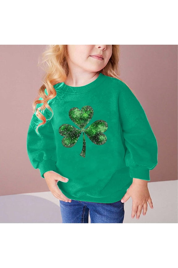 Christmas Outfit Toddler Baby Girl Sweatshirt Long Sleeve Crewneck Pullover Xmas Santa Shirt Tops Winter Clothes