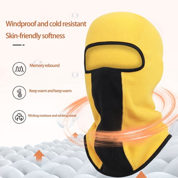 Zonao Cold Weather Ski Mask| Full Coverage Face Mask for Riding/Cycling/Motorcycling|Full Head Mask Face Cover for Man Woman Winter Windproof Protection,Balaclava