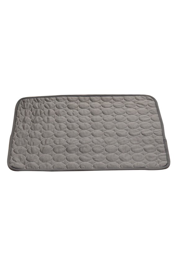 VANLOFE Cooling Breathable Ice Silk Pet Kennel Mat with Portable Washable Feature, Blue, Large