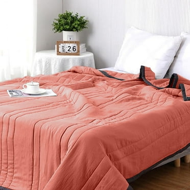Zonao Cooling Comforter for Hot Sleepers,Lightweight Cooling Blanket,Double Side Cooling Effect,All-Season 55.12x78.74in