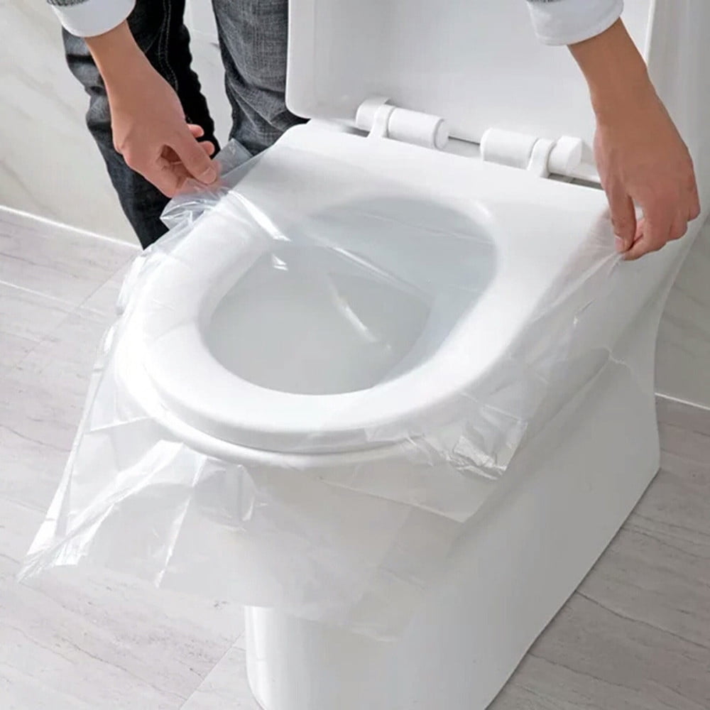 Oxodoi Deals Clearance 50 Pcs Disposable Universal Toilet Seat Covers