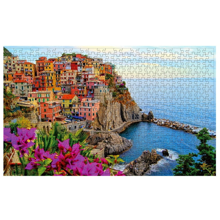 Oxodoi Deals Clearance 500 Piece Large Jigsaw Puzzle for Adults Kids 500 pc Dream Landscape Jigsaw Puzzle Game Interesting Toys Hand Made Puzzles