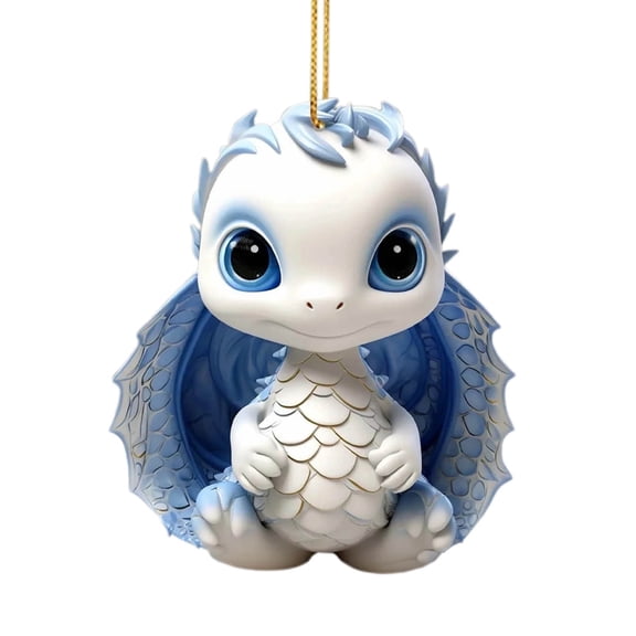 Zonao Christmas Tree Ornament 2024-Acrylic Christmas Pendant Hanging Ornaments for Christmas Tree Holidays Party Car