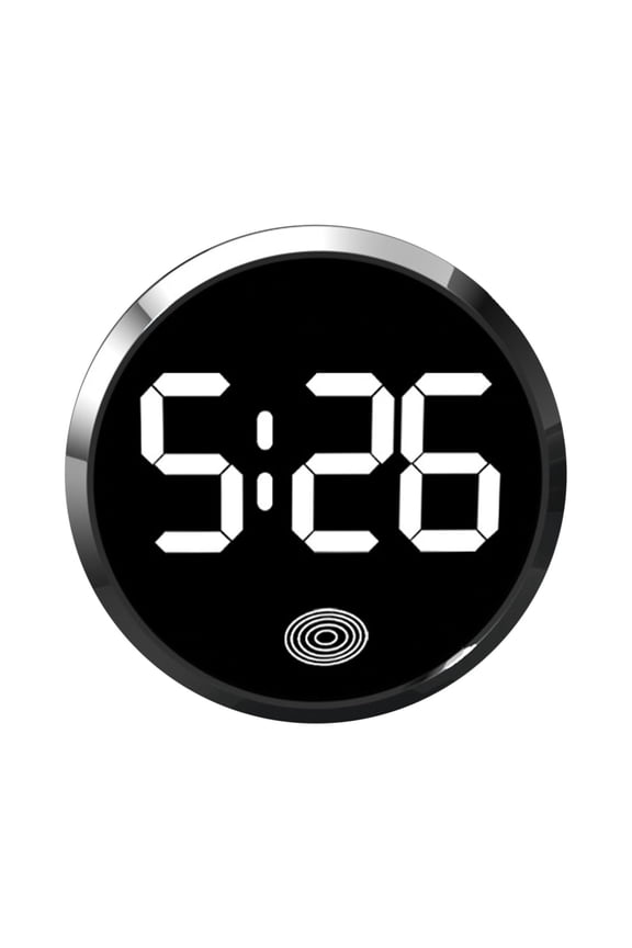 Digital Electronic Clock,LED Display Alarm Clock,Stereo Digital Display,12/24H Switching,Countdown Timer,Mint Green