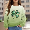 thumbnail image 1 of Oxodoi Girls Boys St. Patrick's Day Sweatshirt Toddler Kids Sleeve T-Shirt Winter Pullover Tops, 1 of 5