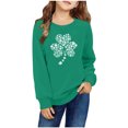 thumbnail image 1 of Oxodoi Girls Easter Basic Sweatshirt Crew Neck Long Sleeve Sweatshirt Casual Loose Sweatshirt, 1 of 5