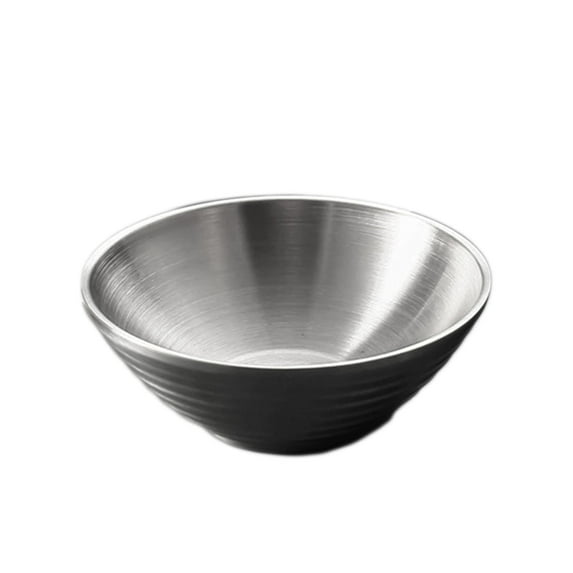 Zonao Gold/Silver Bowl Decorative Bowls Mixing Bowl-Stainless Steel Salad Bowl Pasta Bowls for Kitchen Mixing Cooking
