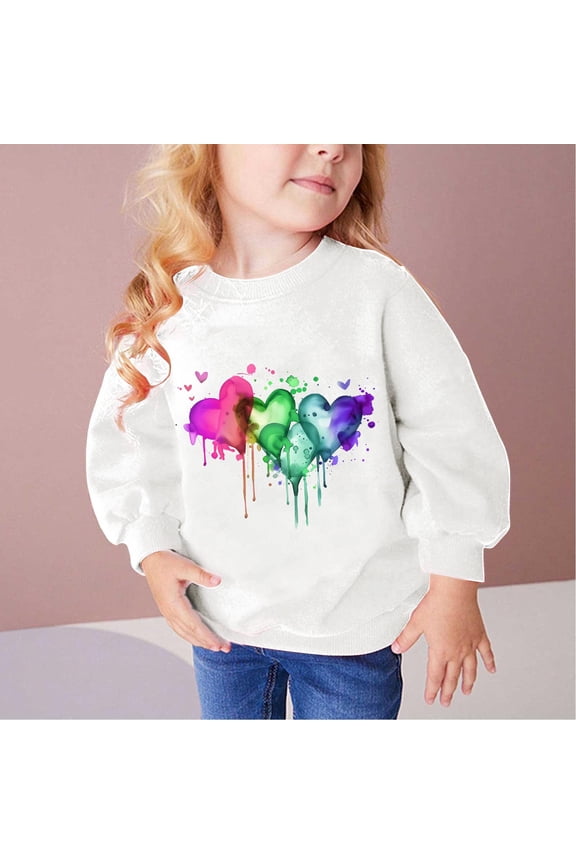 Kids st. Patricks Day Shirt Girls Boys Cute Print Long Sleeve T-Shirt Toddler Saint Patricks Day Outfits