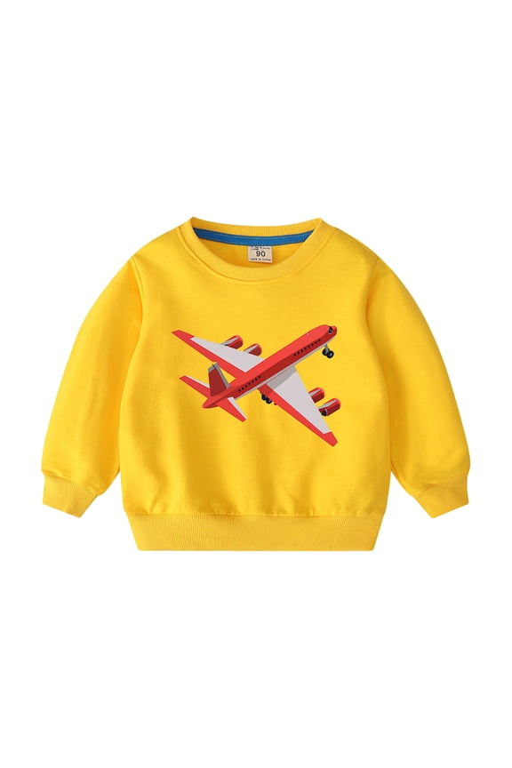 Little Boys Girls Pattern Shirts Toddler Top T-Shirt Baby Sweatshirts Pullover Clothes Toddler T-Shirt
