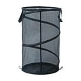 thumbnail image 1 of Zonao Mesh Popup Laundry Hamper Foldable Laundry Basket Large Capacity Collapsible Clothing Storage Basket with Handles Freestanding Laundry Hamper Dirty Clothes Basket, 1 of 1